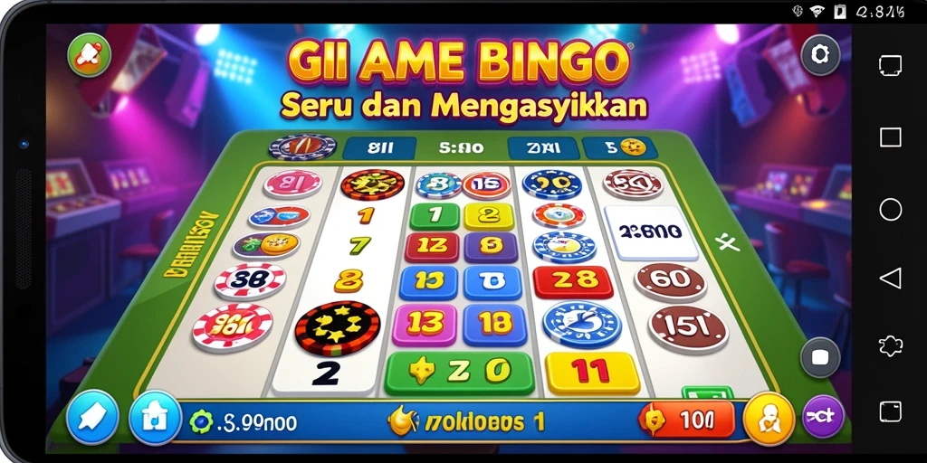 Tampilan gameplay seru dalam 8II dengan Bingo yang menarik.