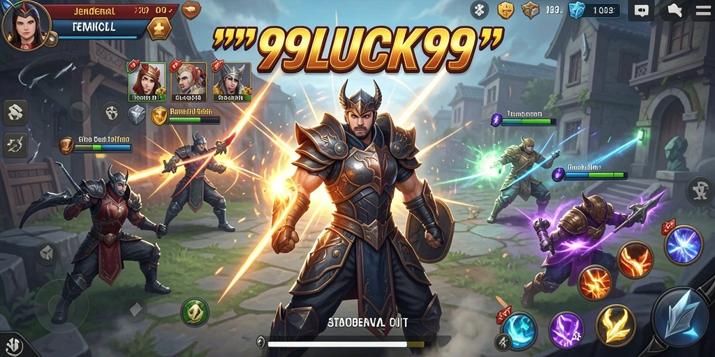Tampilan antarmuka menarik dari gameplay 99LUCK99.