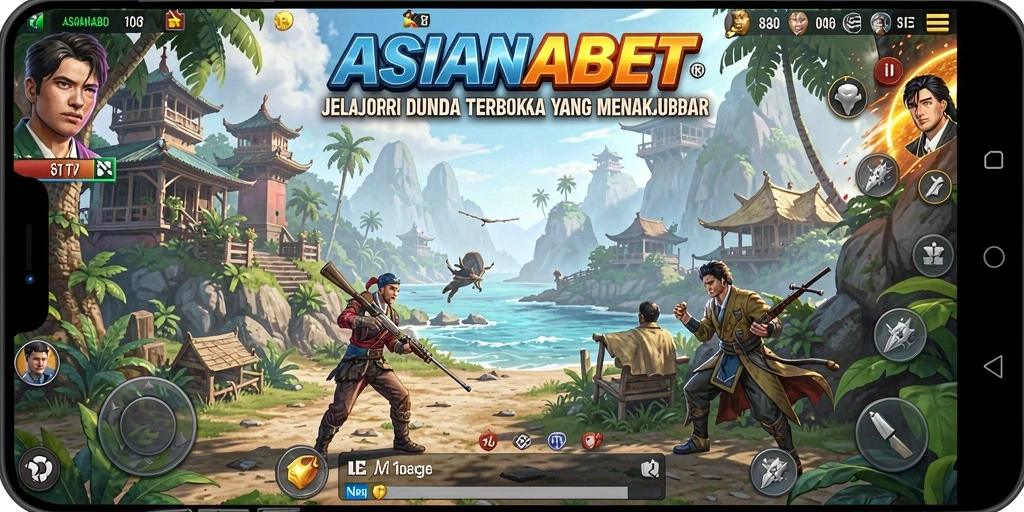 Screenshot <strong>ASIANABET</strong> menunjukkan pemain menjelajah dunia terbuka yang indah.