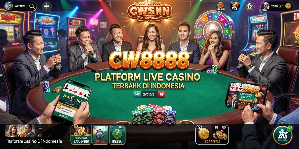 Gameplay menarik dengan dealer langsung di CW8888.
