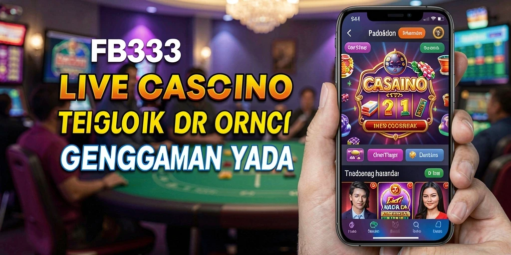 Tampilan gameplay seru di FB333 dengan dealer live dan interaksi langsung.