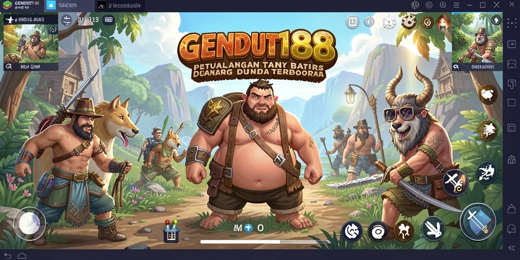 Tampilan gameplay menakjubkan di dunia terbuka GENDUT188.