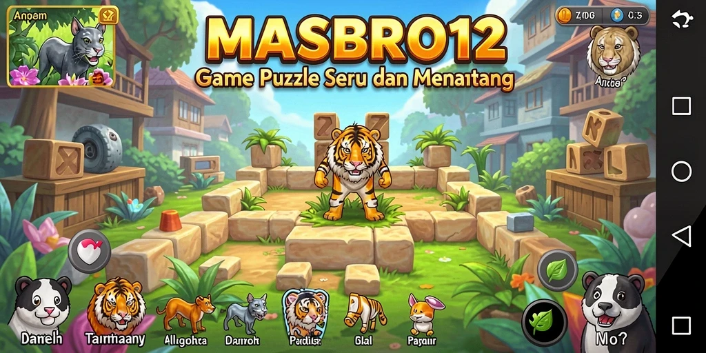 Tampilan menarik dari gameplay MASBRO12 yang penuh tantangan.
