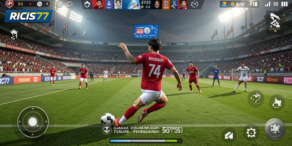 Tampilan gameplay RICIS77 yang menarik dan kompetitif.