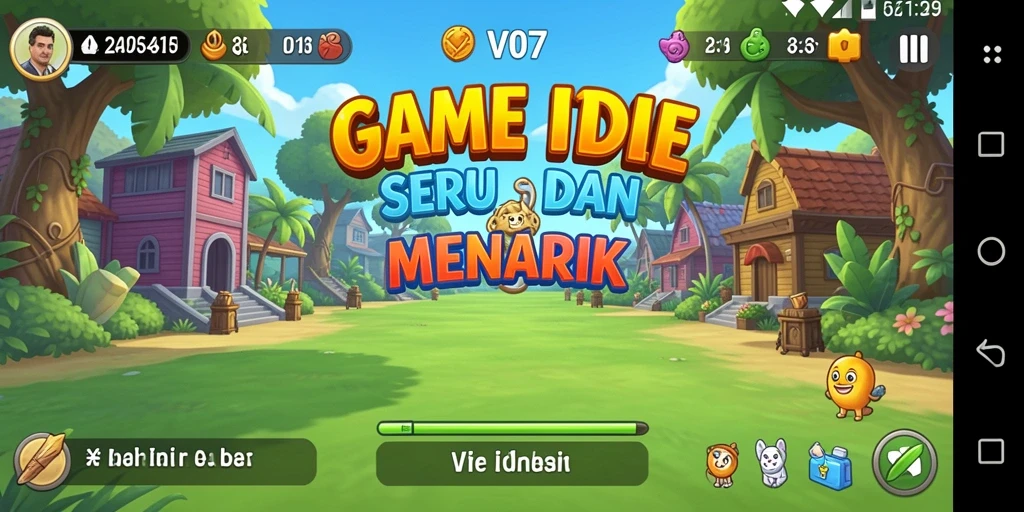 Tampilan gameplay V07 yang menarik dan memikat.